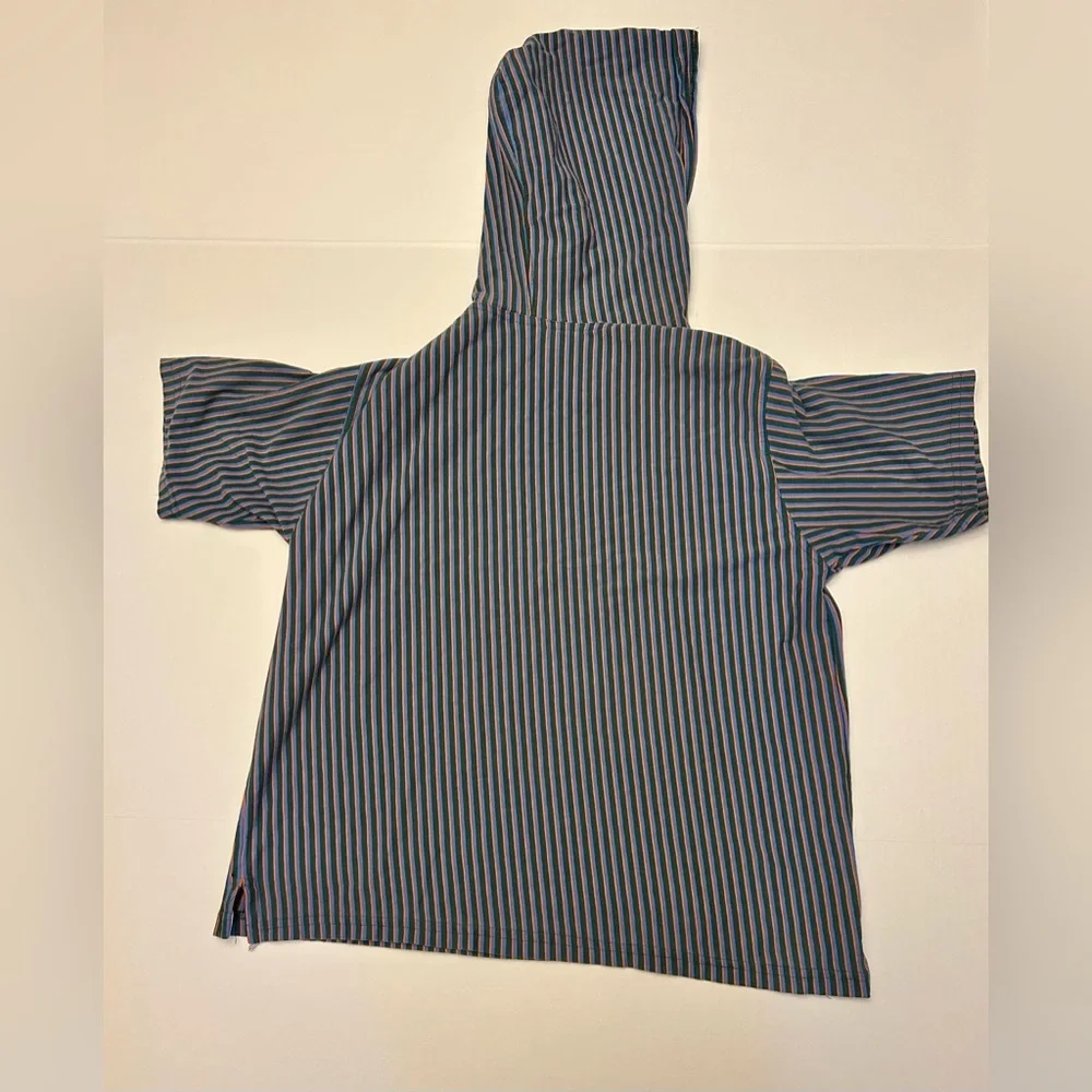Guess Blue and White Striped Hoodie - Picture 6 of 13